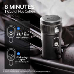 Cafetera expreso portátil MIUI: café artesanal para llevar